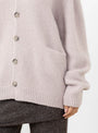 The Loft Cardigan Lavender from Lauren Manoogian at Couverture & The Garbstore
model 