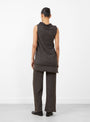 The Askew Shell Blackened from Lauren Manoogian at Couverture & The Garbstore
model back 