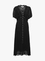 Melody Puff Sleeve Dress Black Polka Dot from Sea at Couverture & The Garbstore
front