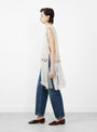 Adelina Battenberg Lace Vest Cream from Sea at Couverture & The Garbstore
model side