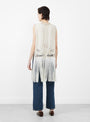 Adelina Battenberg Lace Vest Cream from Sea at Couverture & The Garbstore
model back