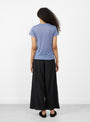Tee Shirt Koel Blue from Baserange at Couverture & The Garbstore
model back 