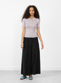 Dual Polo Verbe Purple from Baserange at Couverture & The Garbstore
model front 