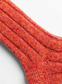 Wool Top Toe Line Socks Orange from Mauna Kea at Couverture & The Garbstore
detail