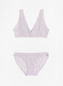 Crescent Pants Cylin Purple from Baserange at Couverture & The Garbstore
set