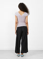 Nehru Tank Cylin and Verbe Purple from Baserange at Couverture & The Garbstore 
model back 