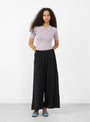 Ade Pants Black from Baserange at Couverture & The Garbstore
model front 