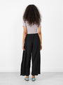 Ade Pants Black from Baserange at Couverture & The Garbstore
model back 