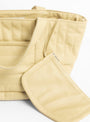 Quilted Nappa Mini Tote with Coin Purse Butter from Cawley at Couverture & The Garbstore
pouch 