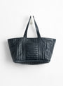 Quilted Nappa Large Tote with Coin Purse Navy from Cawley at Couverture & The Garbstore

front 
