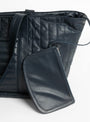Quilted Nappa Large Tote with Coin Purse Navy from Cawley at Couverture & The Garbstore
pouch 