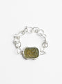 Geranium Bracelet Silver from Lizzie Ames at Couverture & The Garbstore
front 