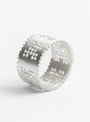 Weavers Ring Silver from Lizzie Ames at Couverture & The Garbstore
side 