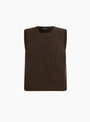 The Vestio Top from Rachel Comey in Chocolate at Couverture & The Garbstore
front 