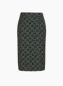 Carlaw Skirt Forest from Rachel Comey at Couverture & The Garbstore front 