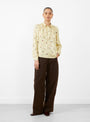 The Bainville Top from Rachel Comey arrives in Cream at Couverture & The Garbstore model front 
