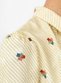 The Bainville Top from Rachel Comey arrives in Cream at Couverture & The Garbstore model detail