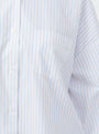 Georgia Shirt White, Blue and Pink Stripe