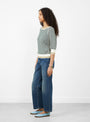 The Anglet Knit from Bellerose comes in Botanica, Milkyway, and Mustard at Couverture & The Garbstore
Model side