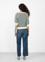 The Anglet Knit from Bellerose comes in Botanica, Milkyway, and Mustard at Couverture & The Garbstore
Model back 