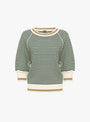 The Anglet Knit from Bellerose comes in Botanica, Milkyway, and Mustard at Couverture & The Garbstore
front 