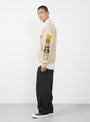 The 5G Wool Peckish Totem Pole Crew Sweater Natural from Kapital  at Couverture & The Garbstore
side