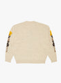 The 5G Wool Peckish Totem Pole Crew Sweater Natural from Kapital  at Couverture & The Garbstore
back
