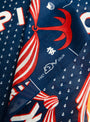 The Color Bandanna IKARIMAKURI Navy from Kapital at Couverture & The Garbstore
print 