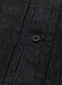 The 14oz Black Thread Denim 1st Jacket Black from Kapital at Couverture & The Garbstore
stud 