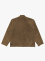The Forge-Guard Suede Jacket in Tobacco from TDR at Couverture & the Garbstore back
