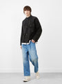 The Forge Guard Suede Jacket from TDR in Black at Couverture & The Garbstore
model front