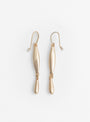 Long Links Earrings Gold Plated Brass from Helena Rohner at Couverture & The Garbstore
front 