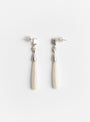The Mother of Pearl Drop Earrings from Dunton Ellerkamp at Couverture & The Garbstore
front 
