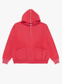 Vintage Half Zip Sailor Hood Sweatshirt Green from A.PRESSE at Couverture & The Garbstore
front 