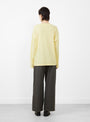 Cheetah Long Sleeve T-Shirt Yellow Natural Dye From Wild Animals at Couverture & The Garbstore
model back