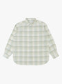 Regular Collar Wind Shirt Light Khaki from nanamica at Couverture & The Garbstore
front 