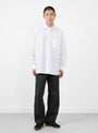 Regular Collar Wind Shirt Off White from nanamica at Couverture & The Garbstore
model front 