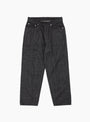 Selvedge Denim Pants Black from nanamica at Couverture & The Garbstore
front 