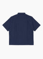 Regular Collar S/S Shirt Dark Navy from nanamica at Couverture & The Garbstore
back