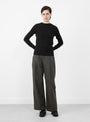 The Gipsy Jumper from Soeur comes in Black at Couverture & The Garbstore
model front 