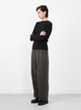 The Gipsy Jumper from Soeur comes in Black at Couverture & The Garbstore
model side 