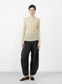 The Isabella Long Sleeve T-Shirt from Soeur in Ecru at Couverture & The Garbstore 
model front