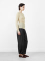 The Isabella Long Sleeve T-Shirt from Soeur in Ecru at Couverture & The Garbstore 
model side