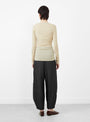 The Isabella Long Sleeve T-Shirt from Soeur in Ecru at Couverture & The Garbstore 
model 