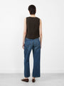 The Pampa Top from Soeur comes in Chocolate at Couverture & The Garbstore 
model back