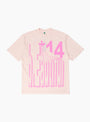 Flip T-Shirt Light Pink from b.Eautiful at Couverture & The Garbstore
front 
