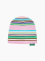 b.E Stripe Beanie Pink & Multi from b.Eautiful at Couverture & The Garbstore
back