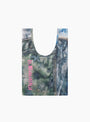 Star Denim Reusable Bag Mini Grey & Pink from b.Eautiful at Couverture & The Garbstore front 