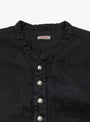The Gauze Linen Herringbone Stand Penny Shirt from Kapital at Couverture & The Garbstore
label