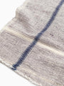 Chambray Towel Blue/Blue Stripe from Auntie Oti at Couverture & The Garbstore
